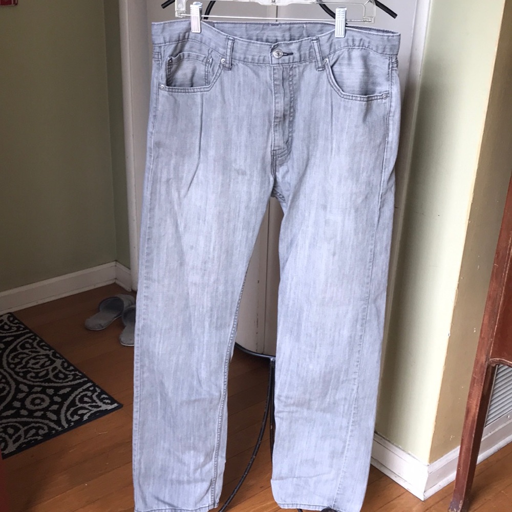 Levi’s 505 jeans men size 36x34 euc gray